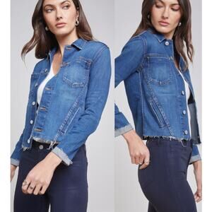 L'AGENCE Blue Jean Jacket